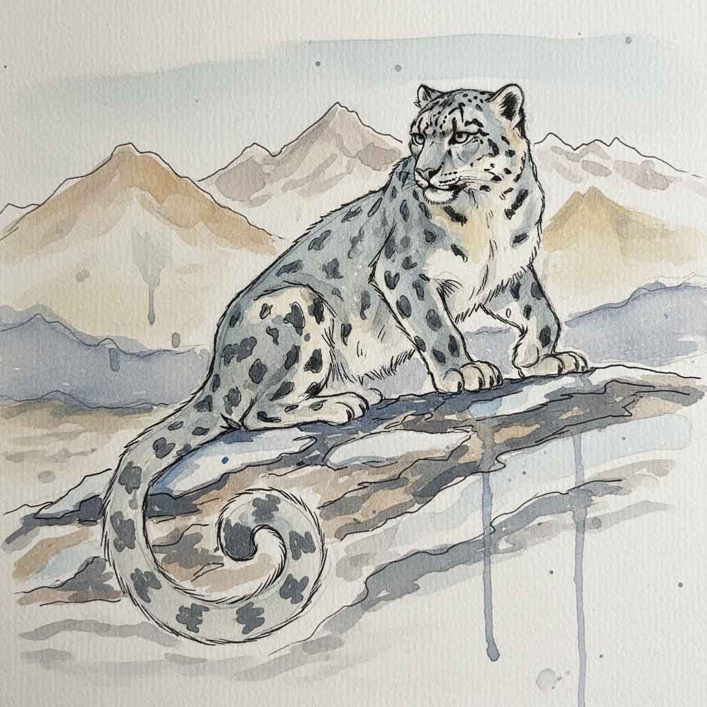 Ladakhi Snow Leopard